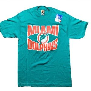 Vintage Logo 7 Miami Dolphins T-shirt Size Medium